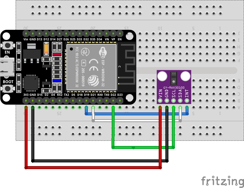  Breadboard implementation of the project