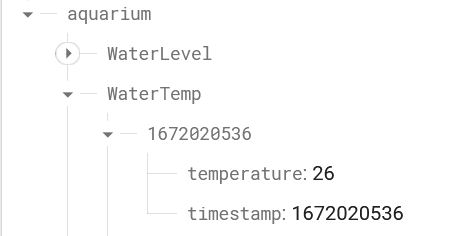  Database temperature field
