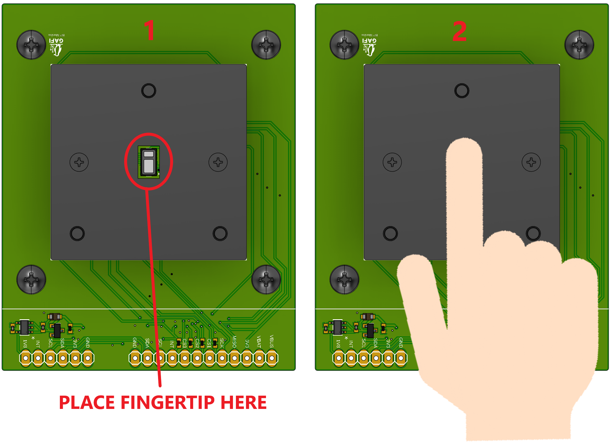 Finger Placement Instructions