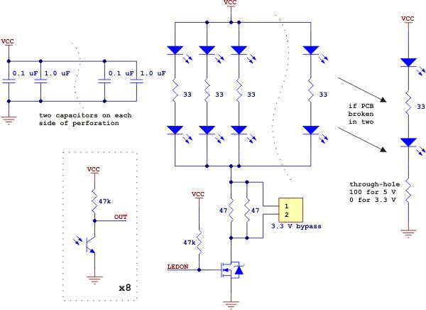 Schema de proiectare a senzorilor IR