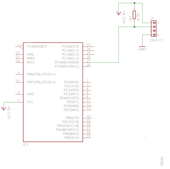 DHT11 circuit