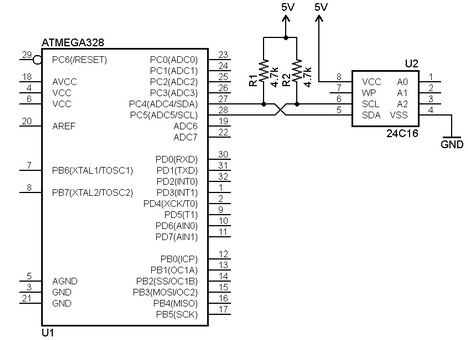 Schema EEPROM