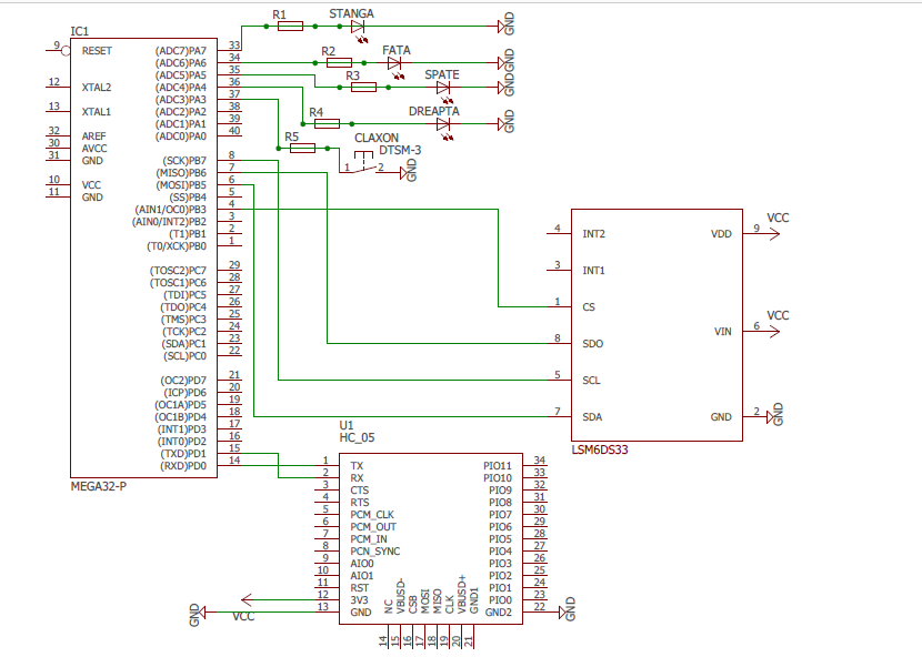  Schema electrică versiunea finală