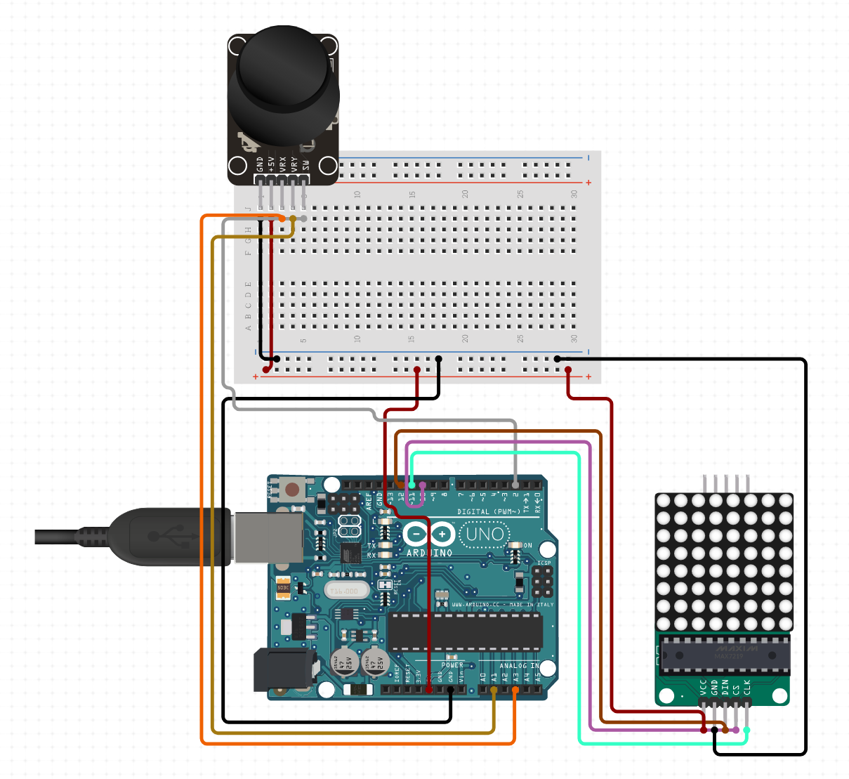 Schema electrica - cablaj breadboard
