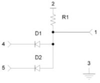 AND implementat cu diode