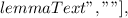 $lemmaText", " "]}}},
    { $