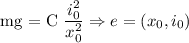 
\\
mg = C\dfrac{i_{0}^2}{x_{0}^2} \Rightarrow e=(x_0, i_0)\\
